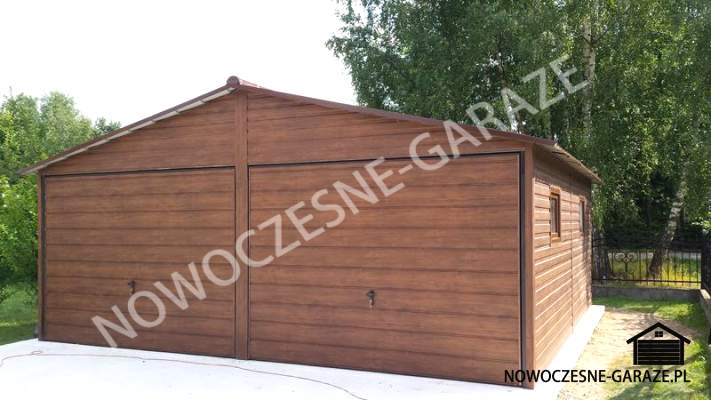 Garaż 6x6m Orzech