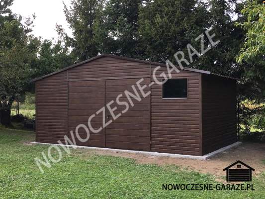 Garaż 6x3.5m Orzech