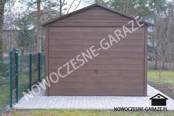 Garaż 3x5m Orzech