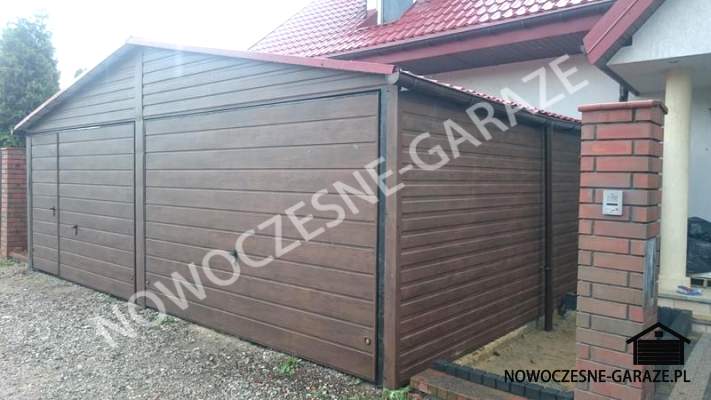 Garaż 6x6m Orzech